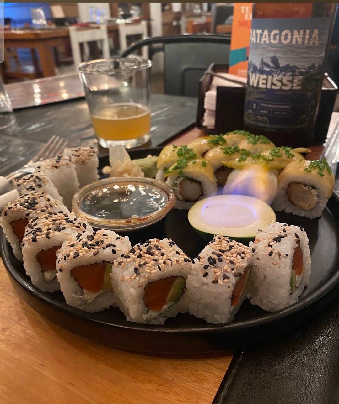 Sushi preparado al momento en Orishas